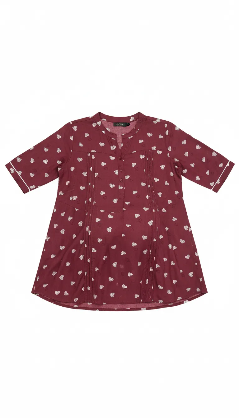 Moms n Mom Maternity Top 2505 B view 2