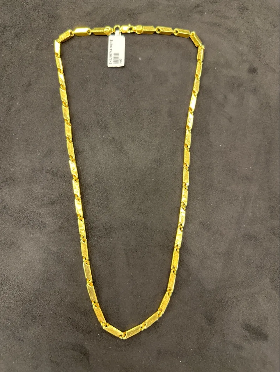 Golden Textured Chain view 2