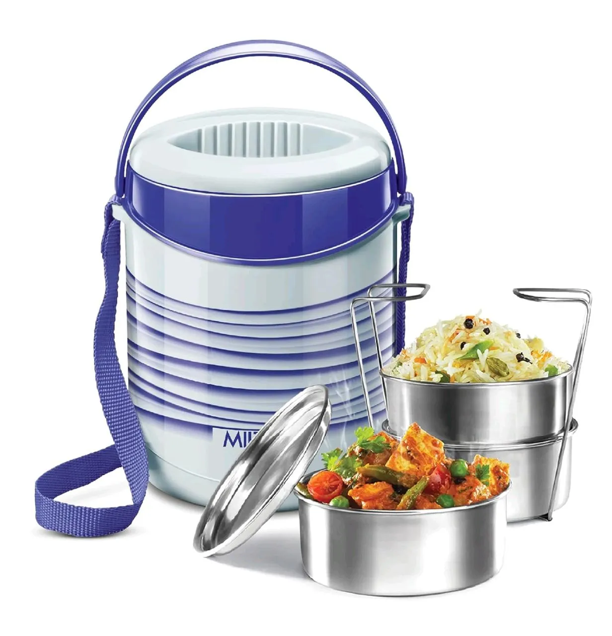 Milton Econa 3 Tiffin, Purple, 1 Pcs view 2