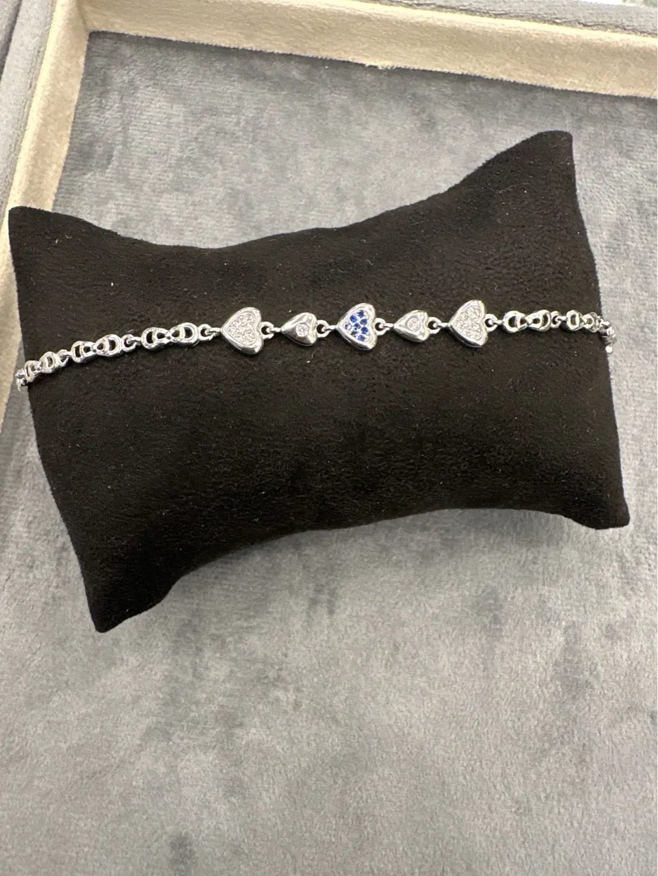 Heart Charm Bracelet view 2