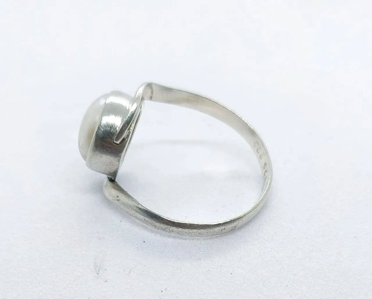 Pearl Silver Ring (AVSLR-41) view 3