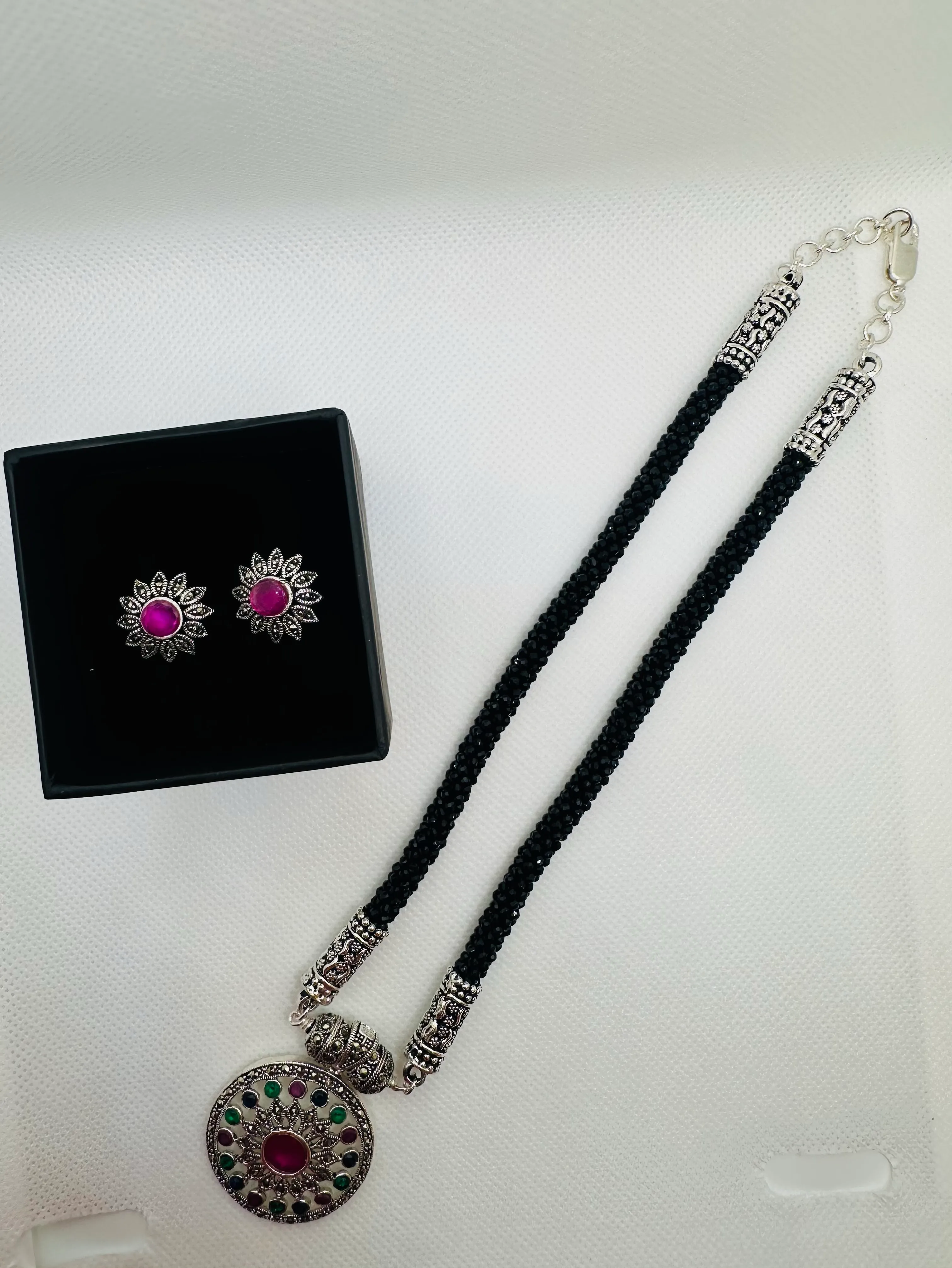 Marca Necklace and Earrings Set view 3