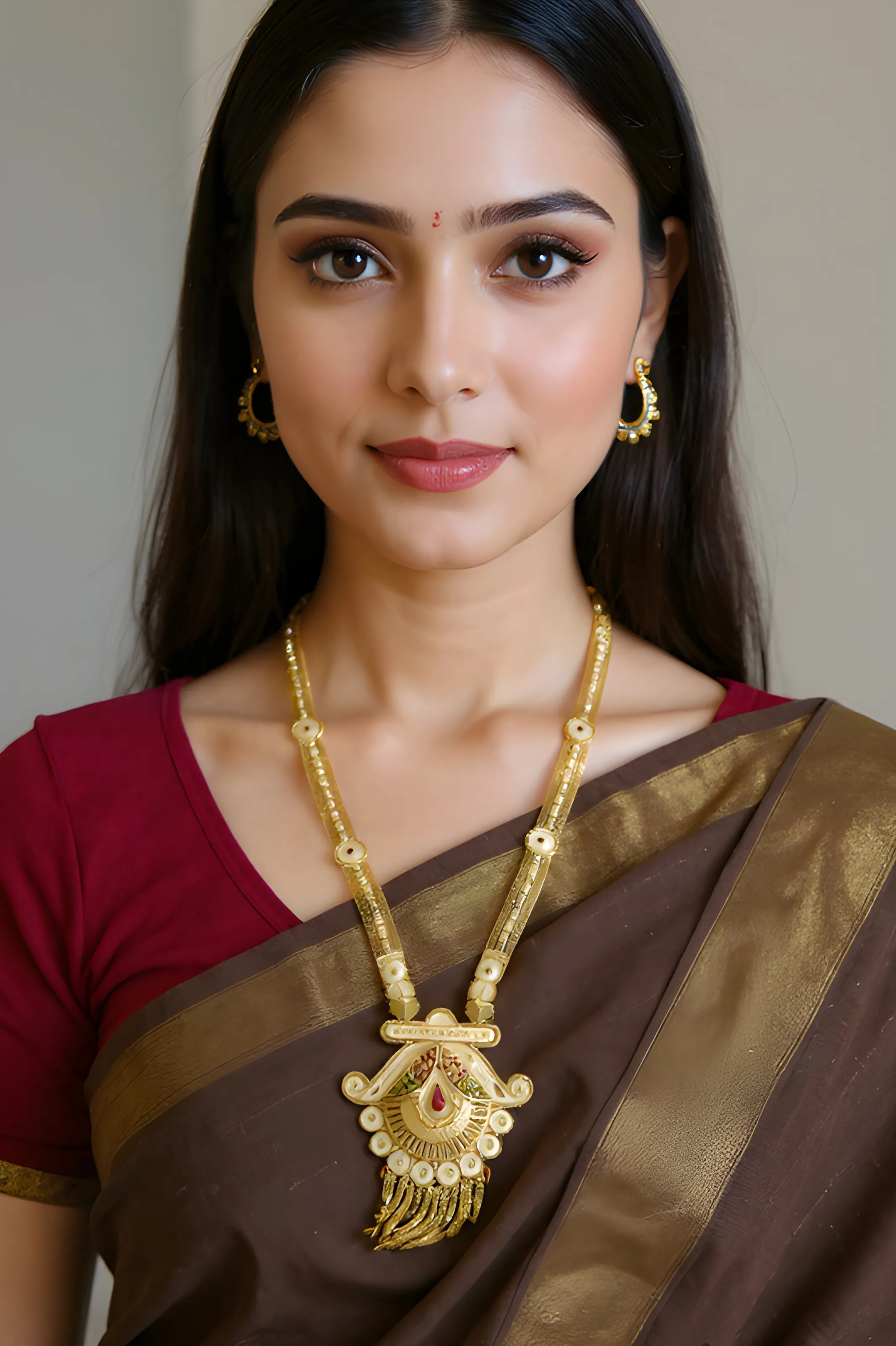 Gold Queen Necklace view 2
