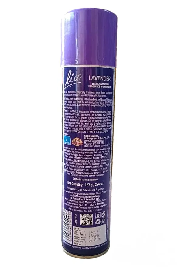Lia Lavender Room Freshner 224 ml view 2