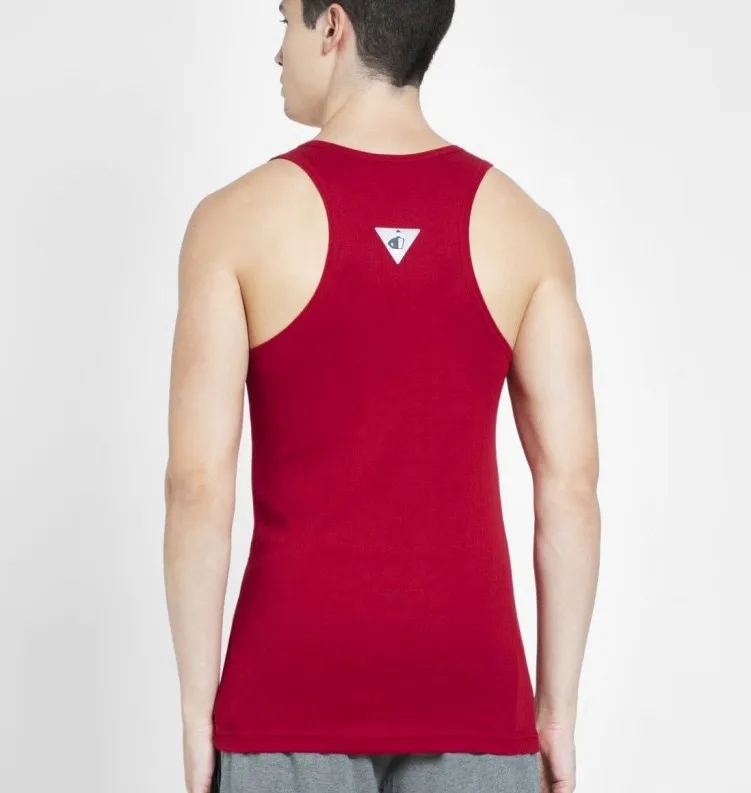 Jockey Vest Red 9922 view 3