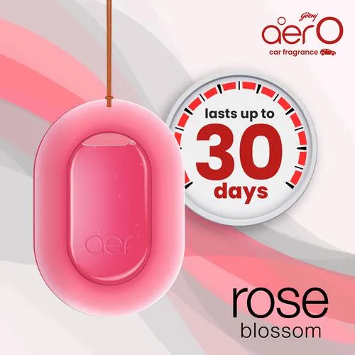 Godrej Aer O Car Air Freshener Rose Blossom 75 g view 3