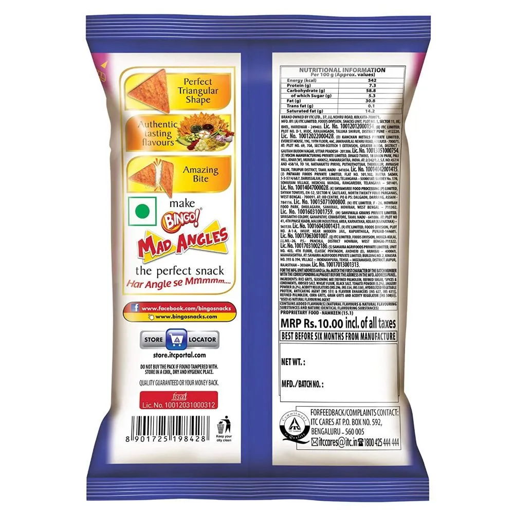 Bingo Mad Angles - Chaat Masti 40 g view 2