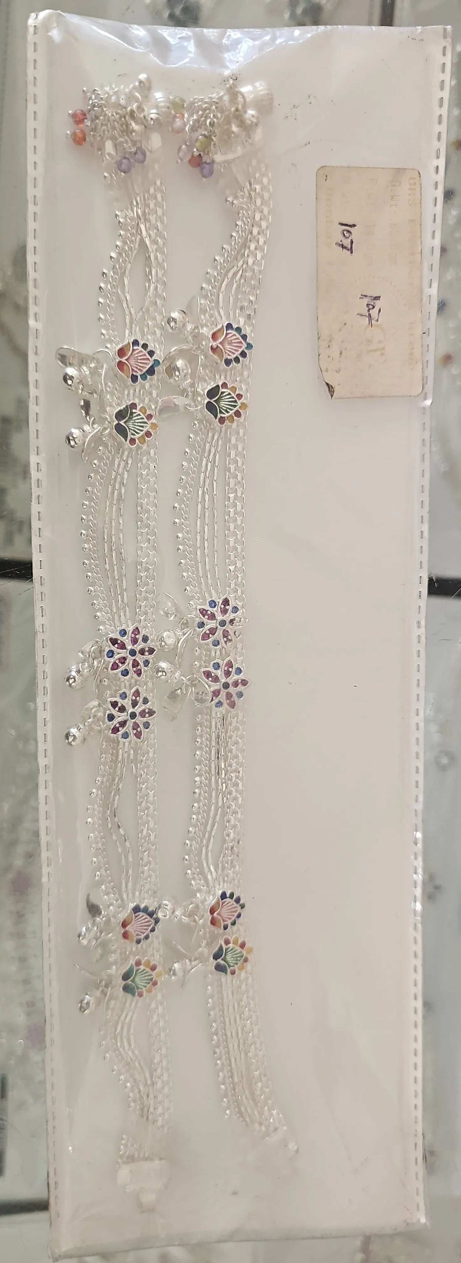 Floral Beaded Ankelet view 2