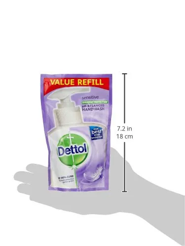 Dettol Sensitive Handwash Refill (Pack of 3 x 175 ml each) view 3