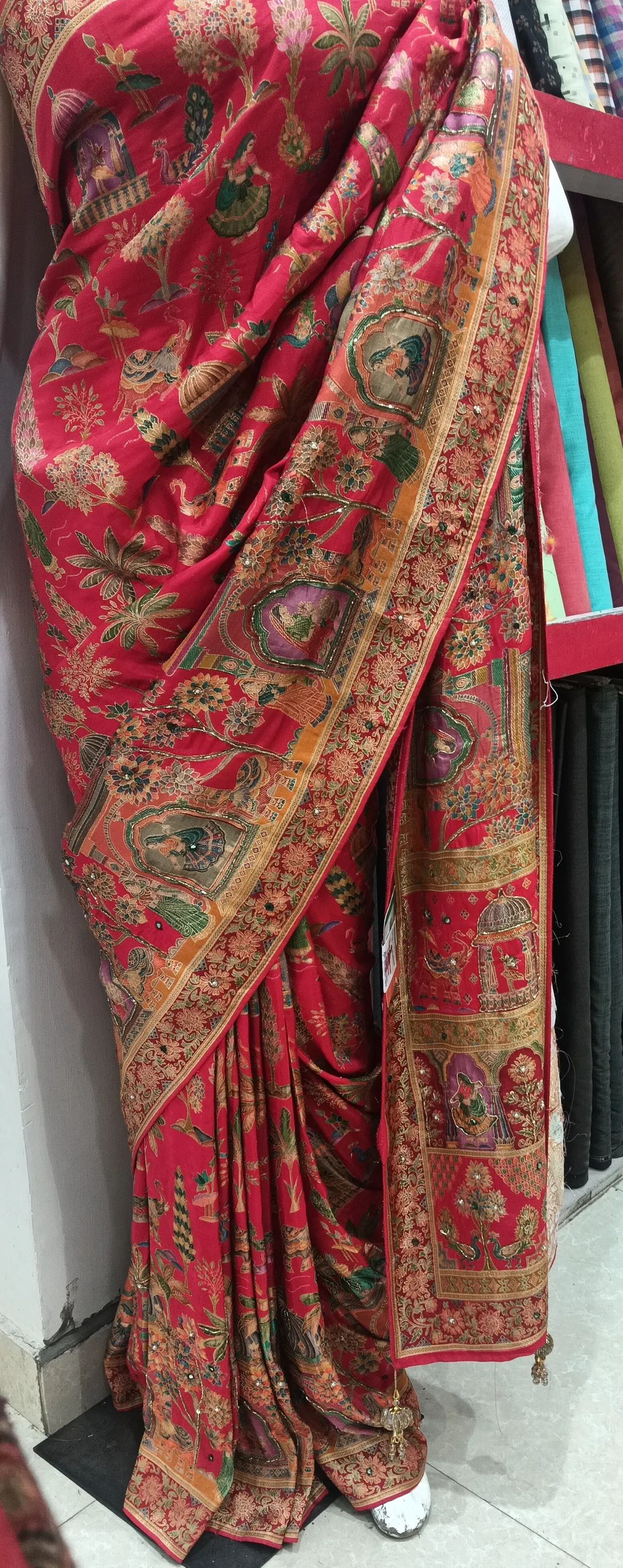 Embroidered Kanjiwaram view 2