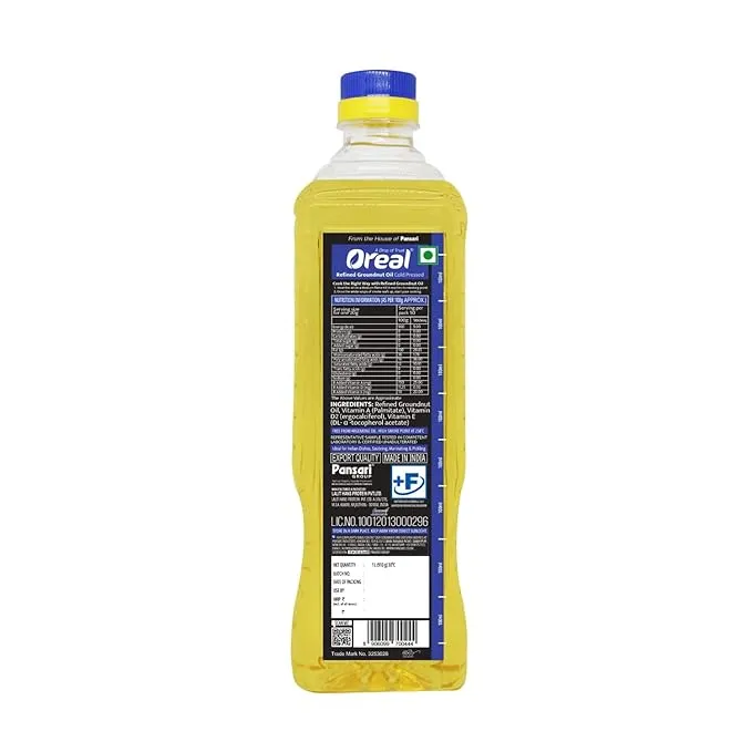 Oreal Pure Groundnut Oil Bottle 1 L view 2