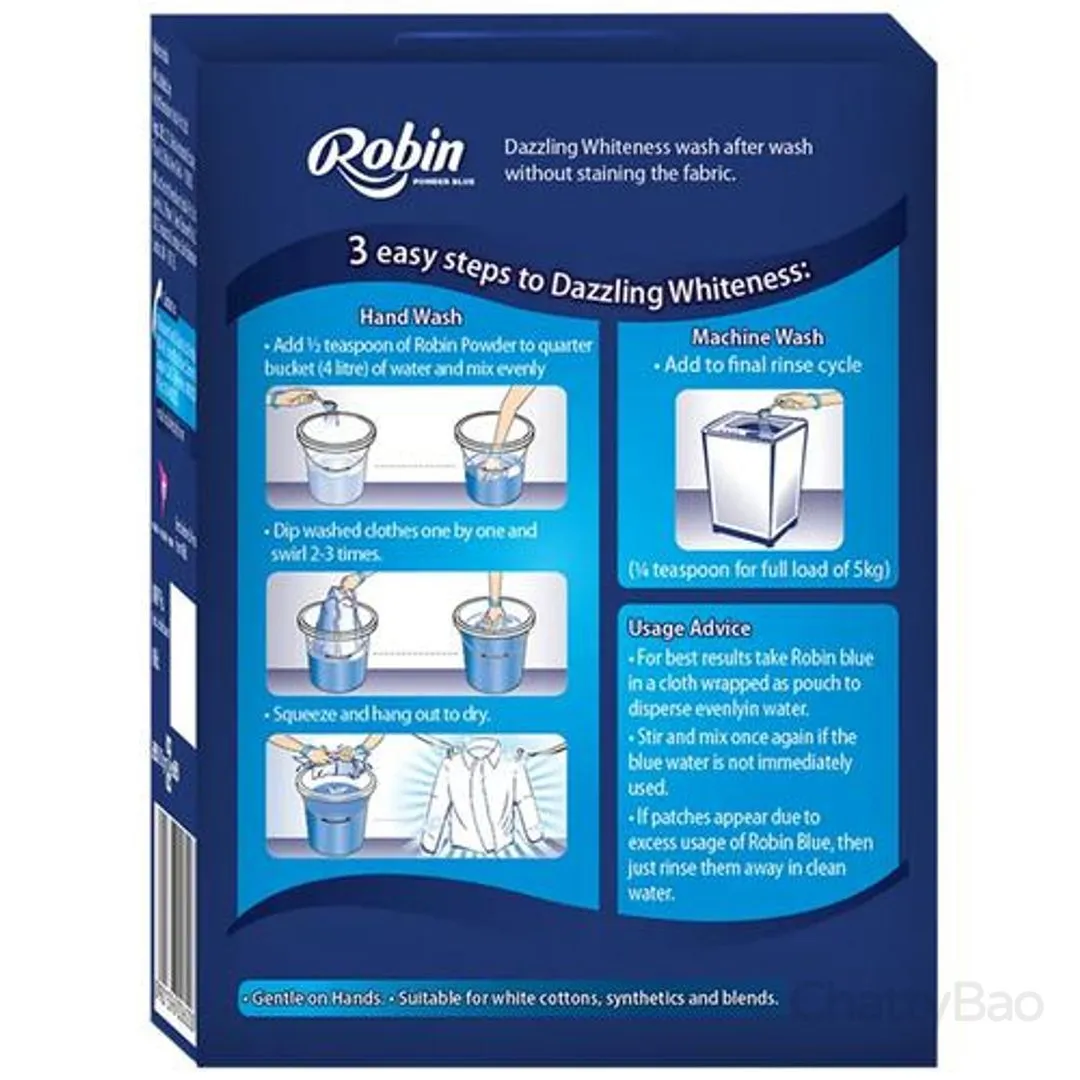 Robin Fabric Whitener Powder - Top & Front Load 100 g view 2