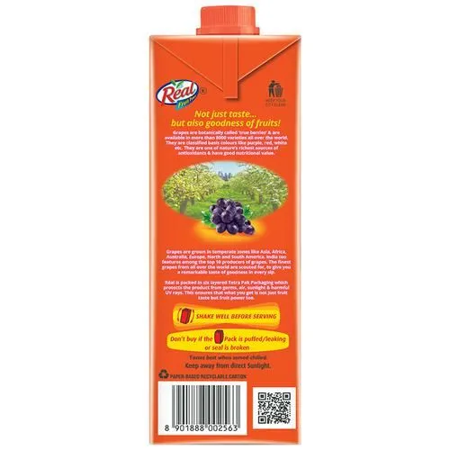 Real Grape Fruit Juice 1 L view 2