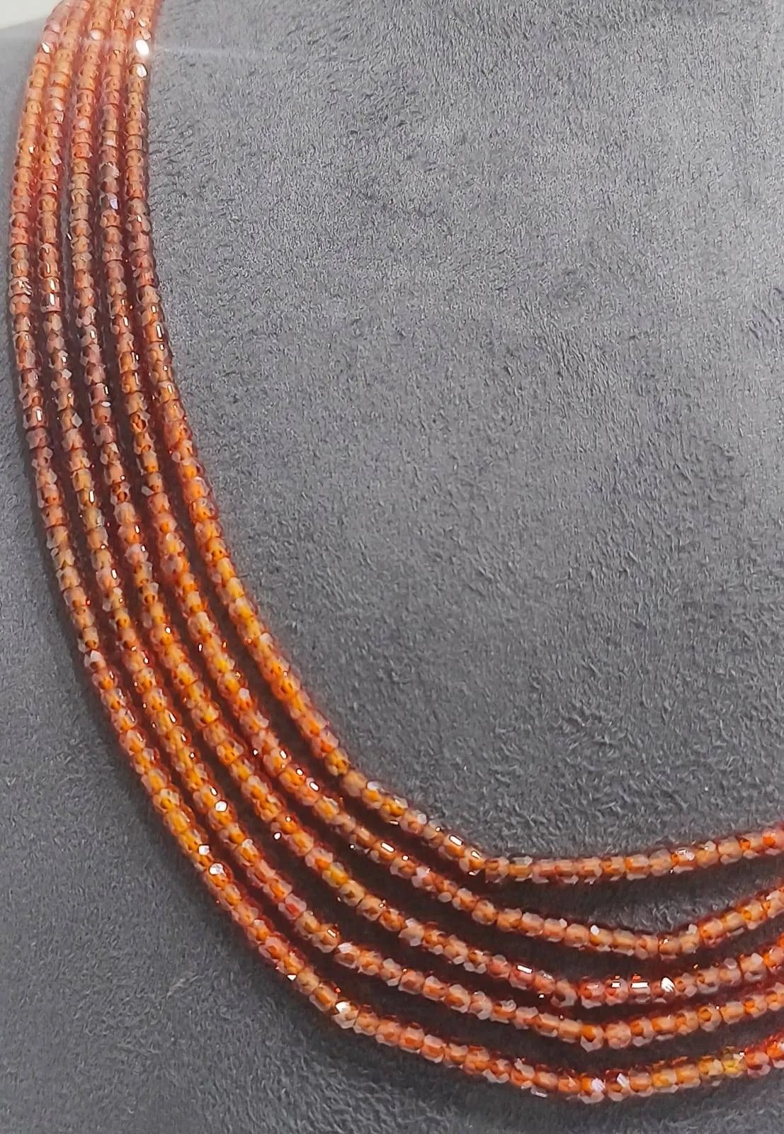 Copper Beads Necklace (AVMM-05) view 4