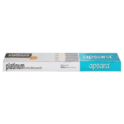 Apsara Platinum Extra Dark Pencil (Pack of 10) view 2