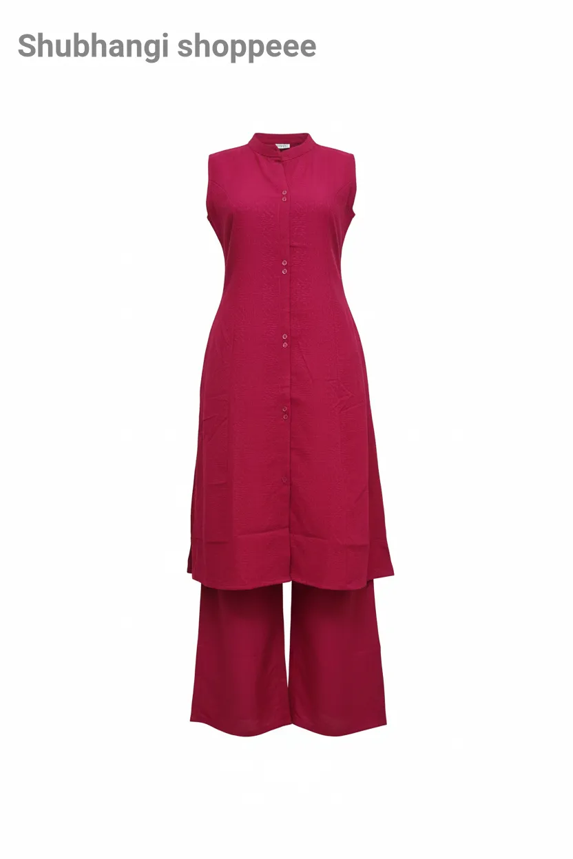 Sleeveless Button CO-ERD view 2