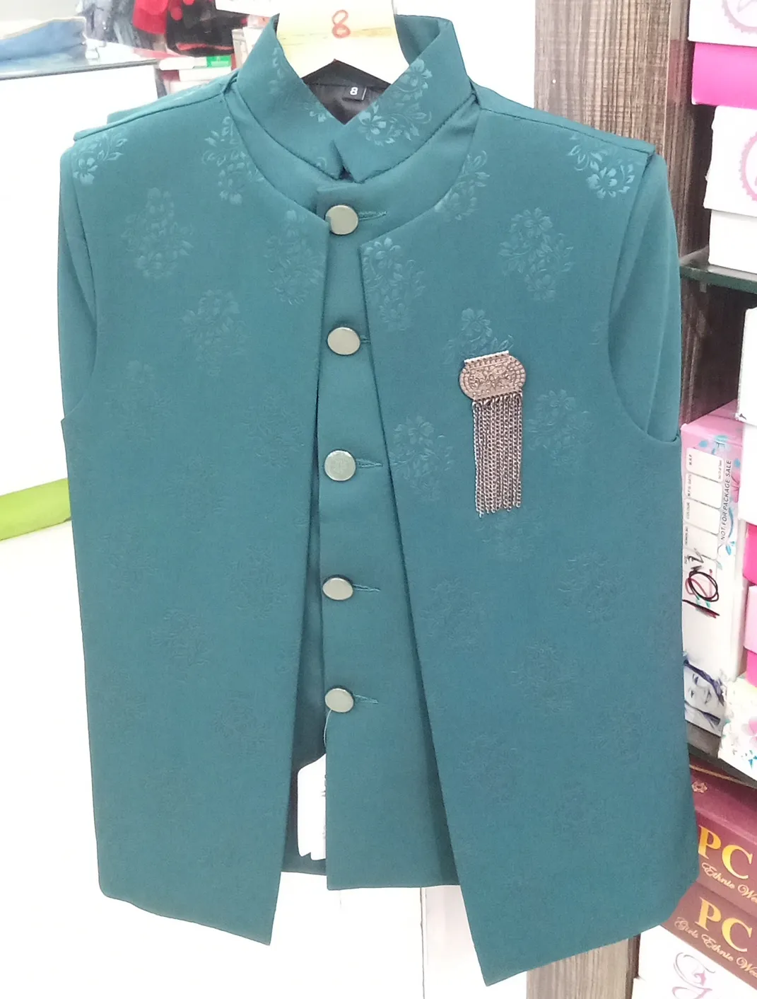 Boys Ethnic Jacket view 3