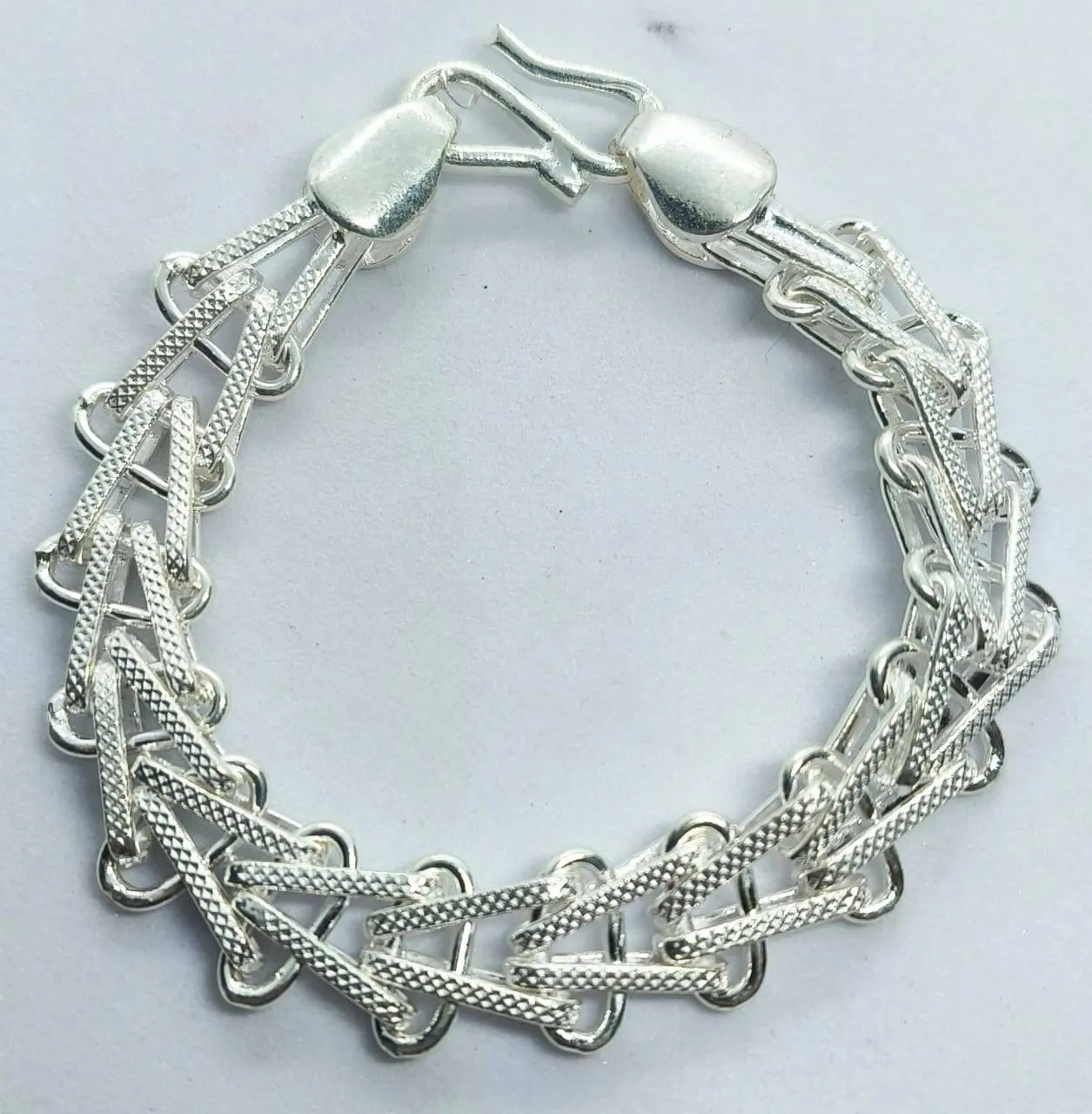 Silver Woven Bracelet (AVBR-07)