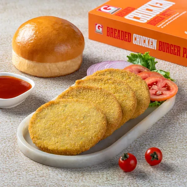 Chicken Burger Patty view 2