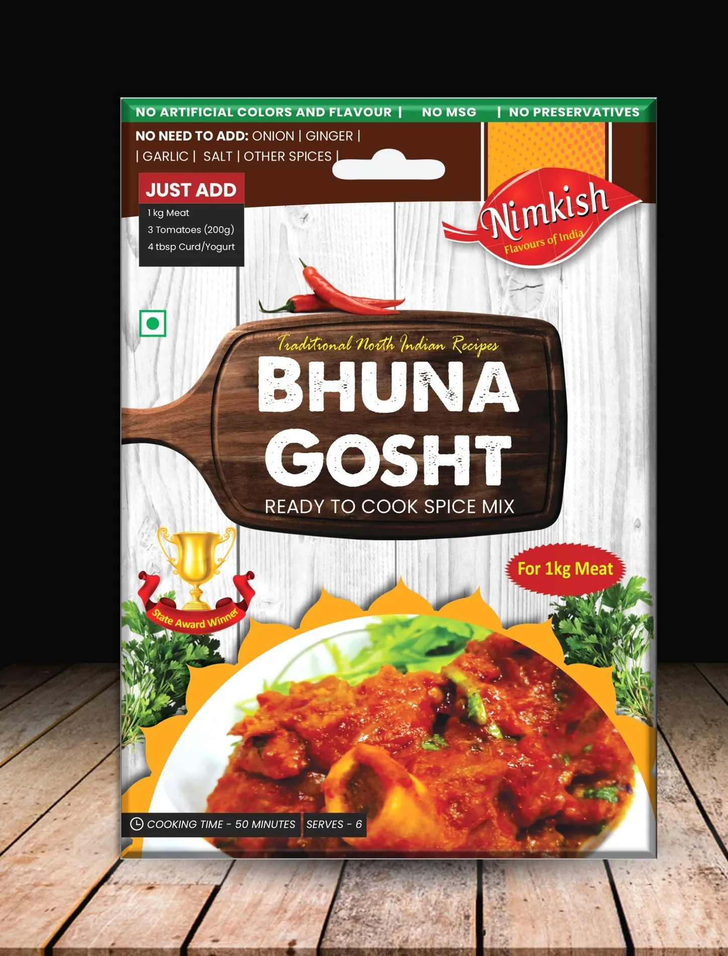 Nimkish Bhuna Gosht Mix view 2