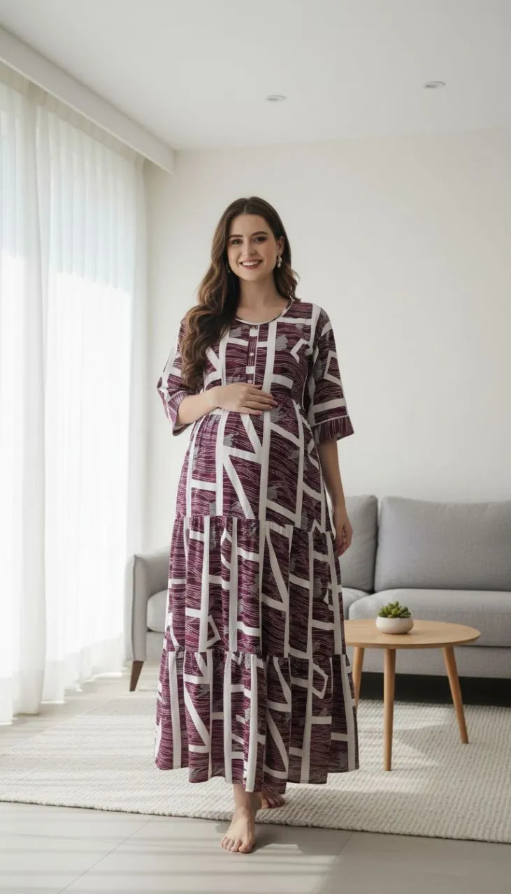 Elegant Maternity Dress view 2