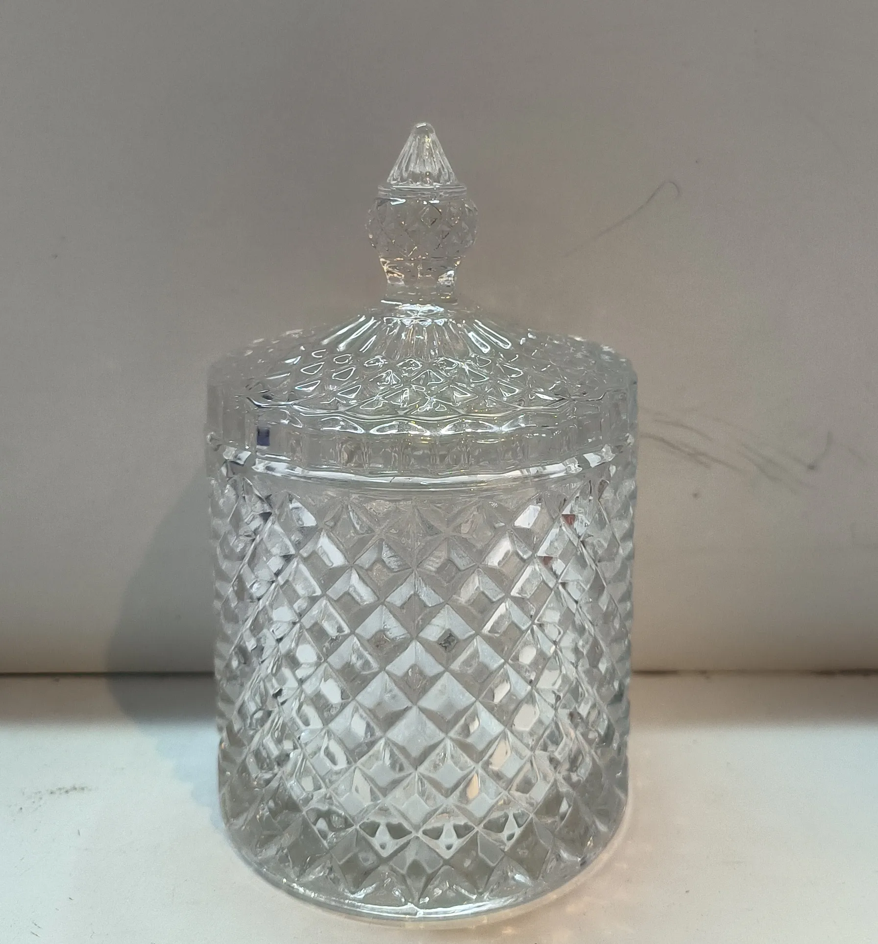 Glass Candy Jar view 2