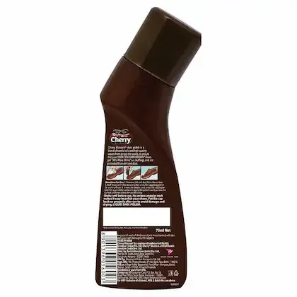 Cherry Blossom Dark Tan Liquid Shoe Polish 75 ml view 2