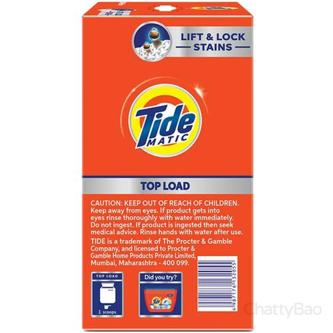 Tide Matic Detergent Powder - Top Load 3 Kg (2 Kg + 1 Kg Free) view 2