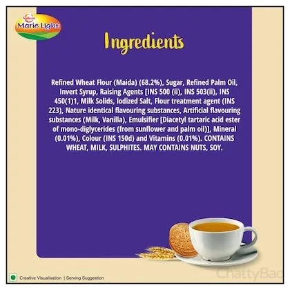 Sunfeast Marie Light Active Biscuits 186 g view 5