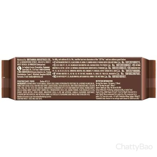Britannia Gobbles Choco Chill Cake 30 g view 2