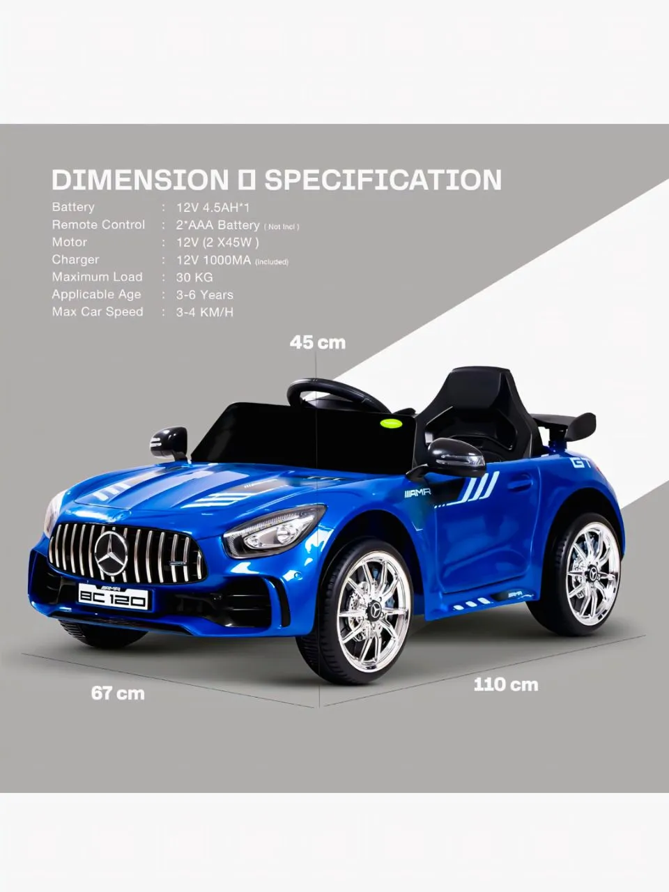 Mercedes-Benz Kids Ride-On Car view 7