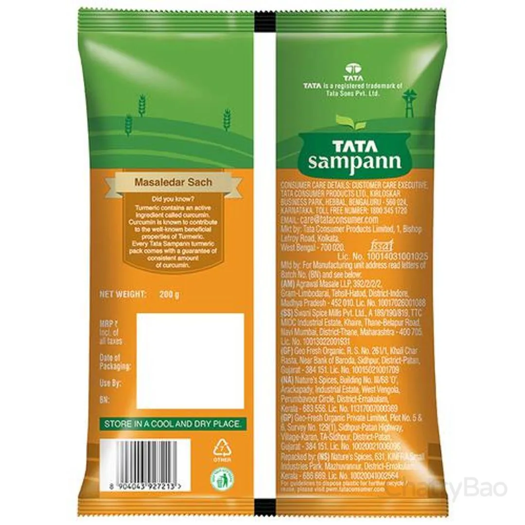 Tata Sampann Turmeric Powder/Haldi 200 g view 2