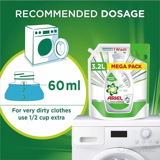 Ariel Front Load Matic Liquid Detergent 3.2 L view 4