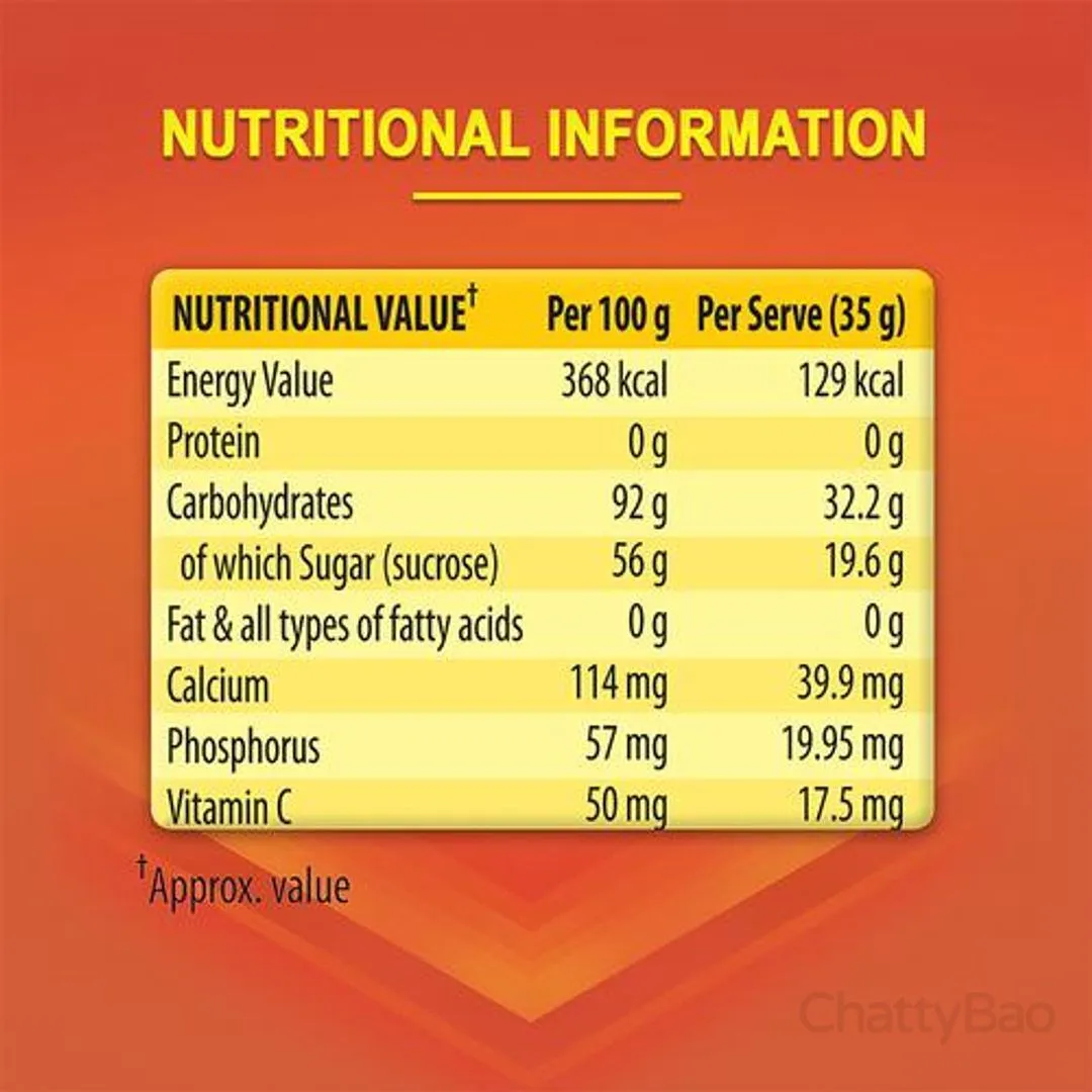 Glucon D Instant Energy Drink - Tangy Orange 125 g view 3