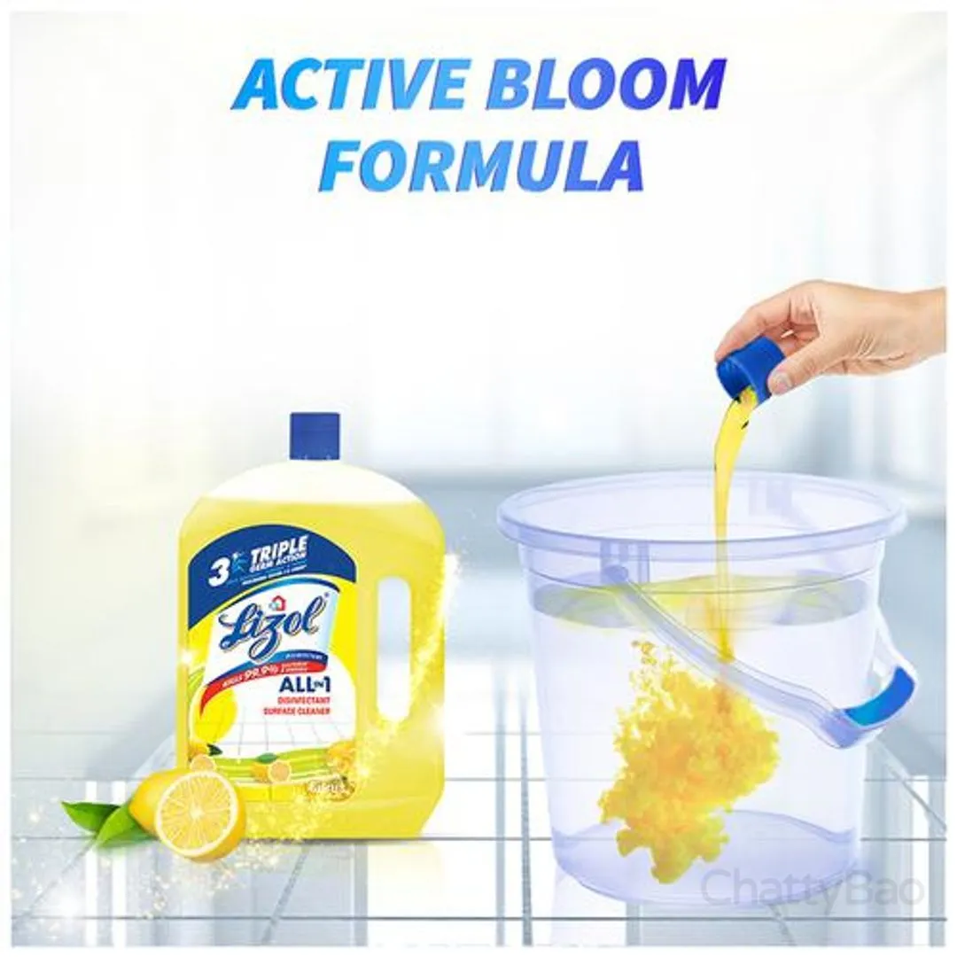 Lizol Disinfectant Surface & Floor Cleaner - Citrus 2 L view 3