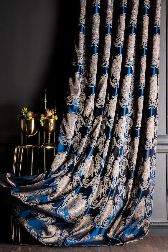 Damask pattern Curtain view 3