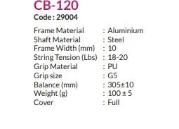 Cosco CB-120 Badminton Racket view 3