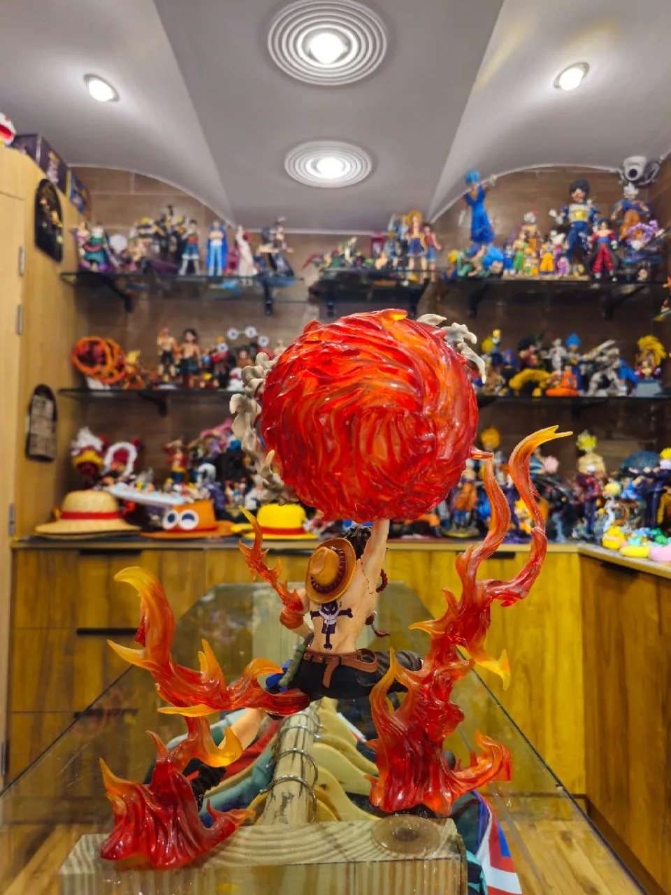 🔥 Portgas D. Ace – “Great Flame Commandment: Flame Emperor” – Inferno Effect Statue 🔥 view 3