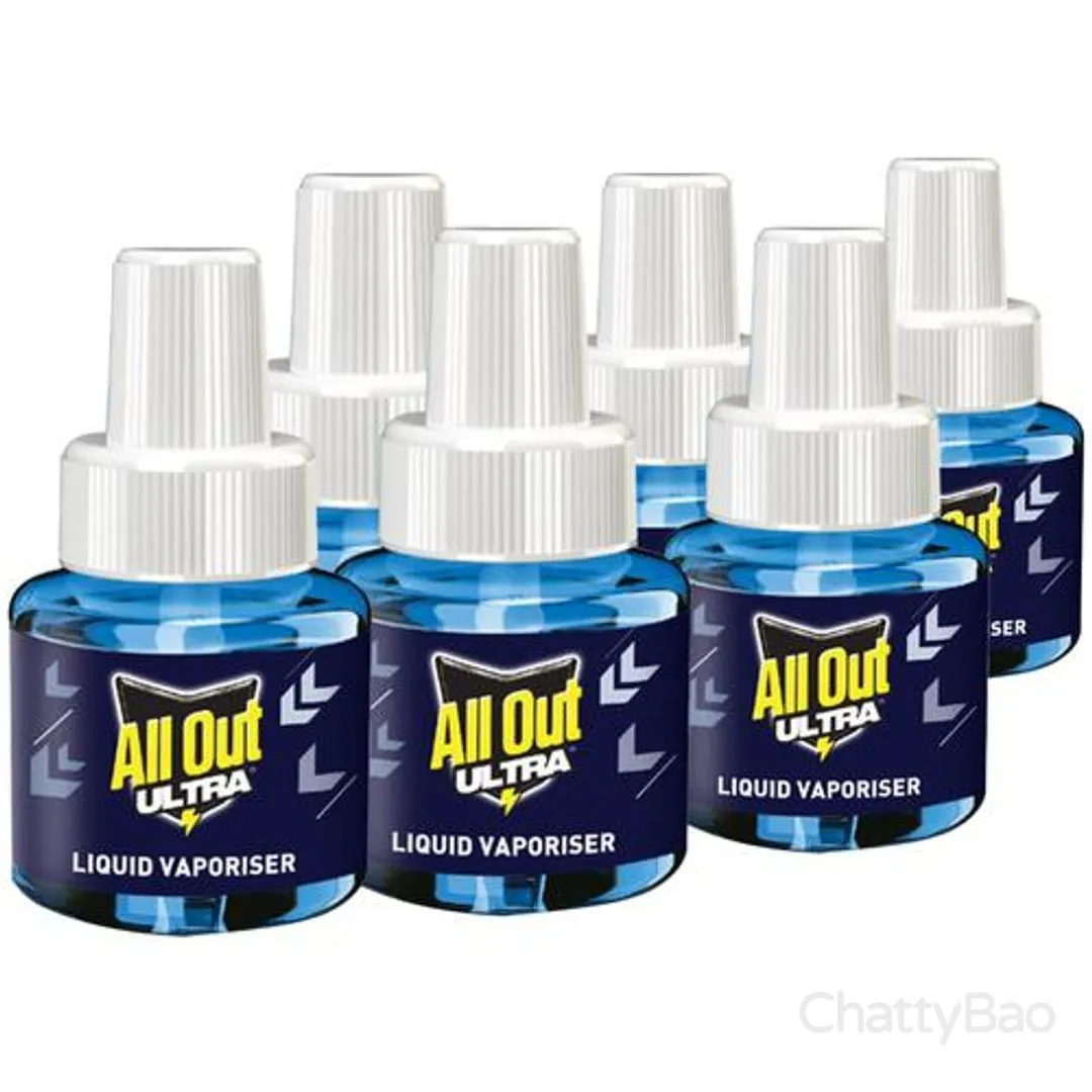 All Out Mosquito Repellent Refills 45 ml each (Pack of 6) view 3