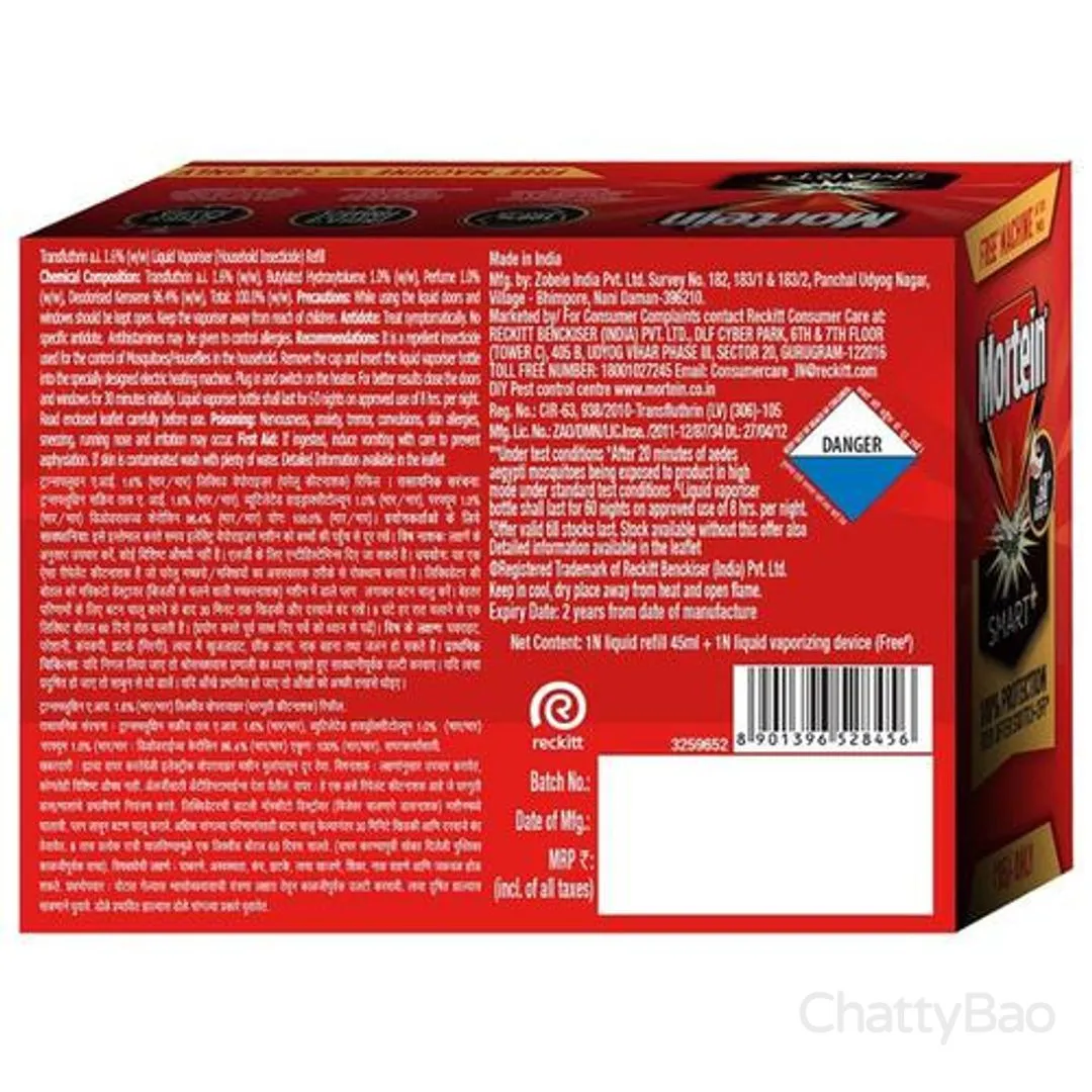 Mortein Mosquito Killer Machine + 1 Refill 45 ml view 3
