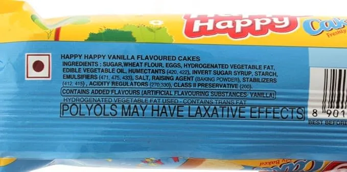 Parle Happy Happy Cakes Vanilla 50 g view 3