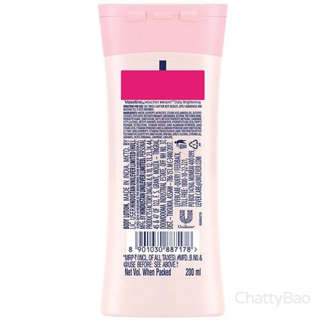 Vaseline Body Lotion - Daily Brightening Even Tone 200 ml view 2