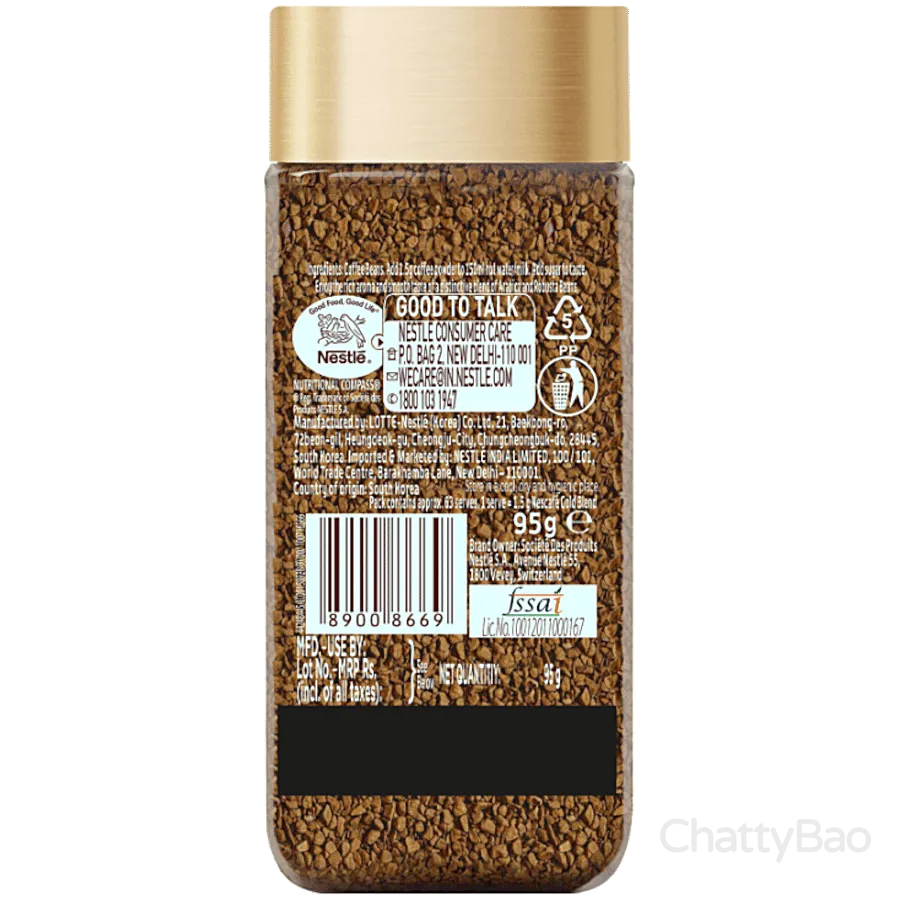Nescafe Gold Blend Instant Coffee Jar 95 g view 2