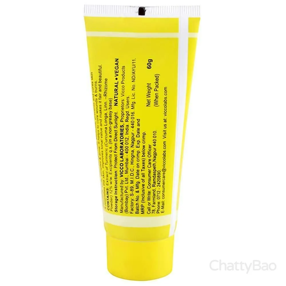Vicco Skin Cream - Turmeric WSO 60 g view 2