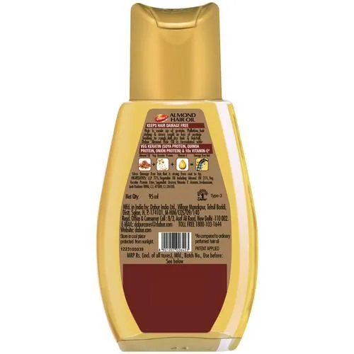 Dabur Almond Hair Oil 95 ml view 3