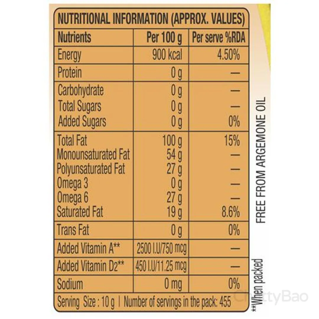 Dhara Groundnut Oil 5 L view 3