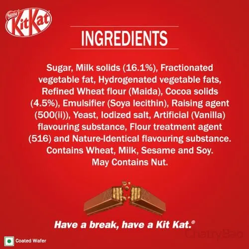 Nestle KitKat 3 Fingers Wafer Chocolate 28.5 g view 5