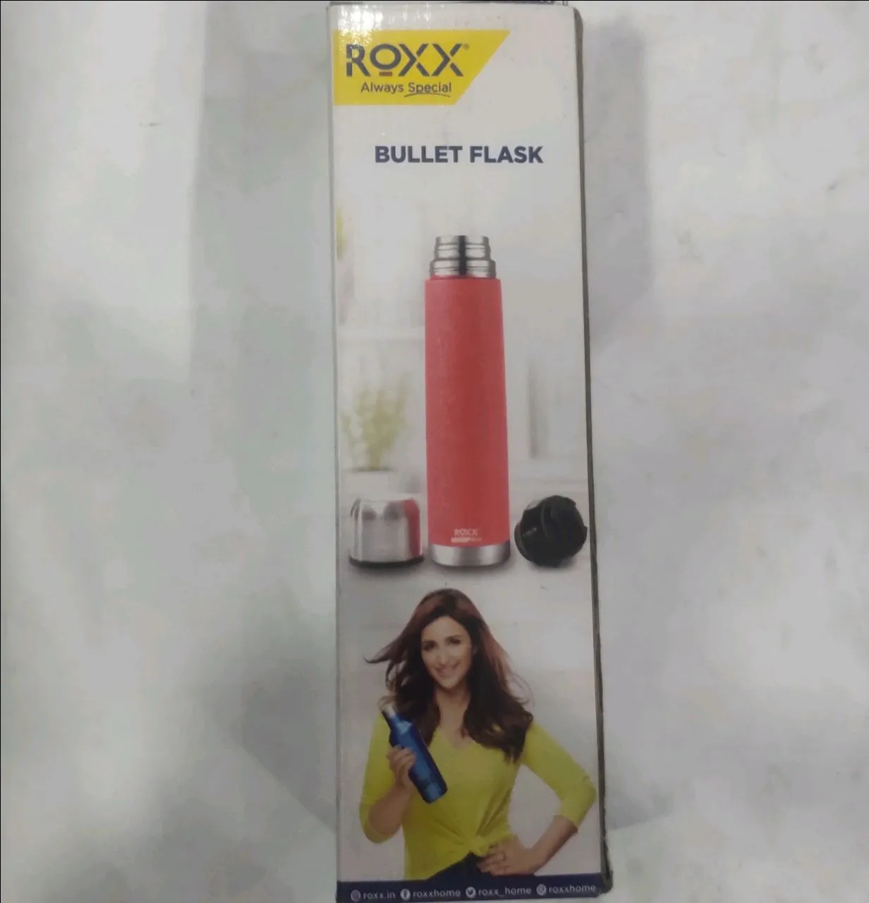 Roxx Bullet Flask, Blue, 500ml, 1 Pcs view 2