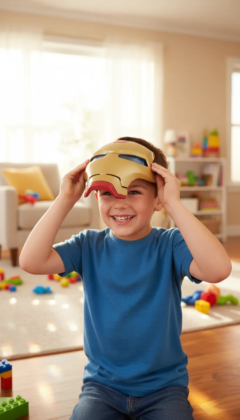 Avengers Iron Man Electronic Mask view 2