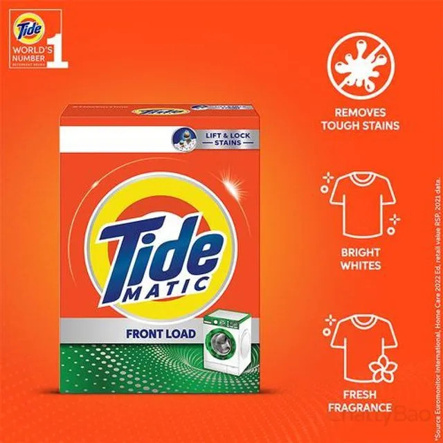 Tide Matic Detergent Powder - Front Load 1 Kg view 5